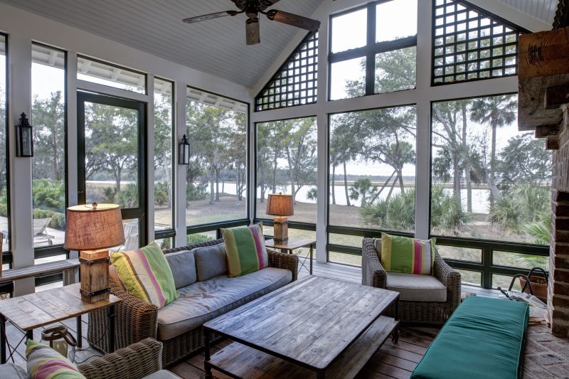 Sunroom with Scenic View